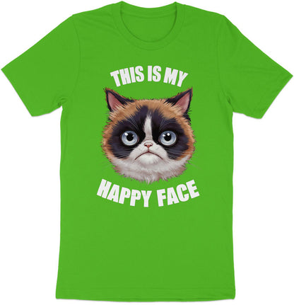 Grumpy Cat 'Happy Face' Tee - Hilarious and Cute!