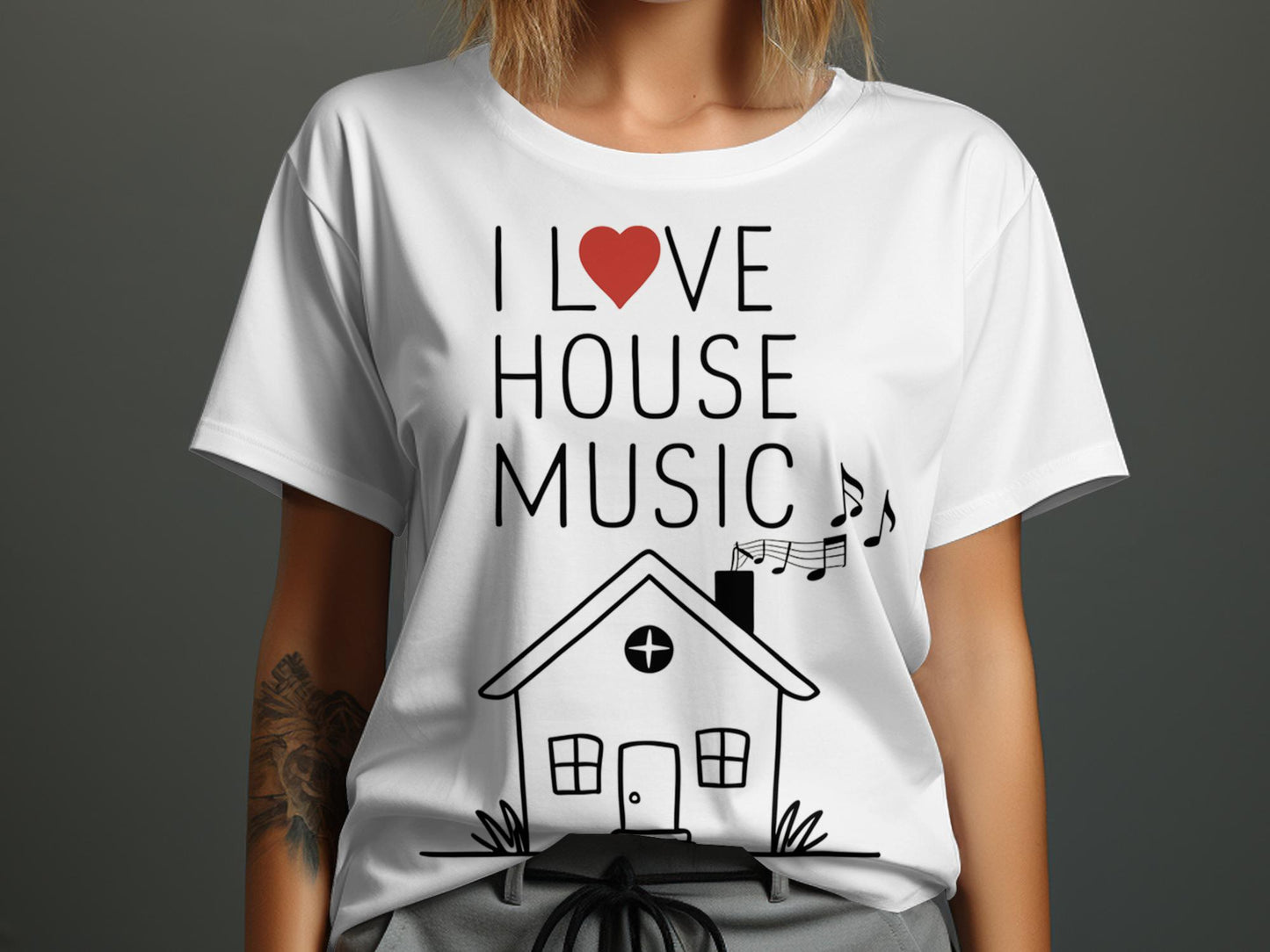 I ♥ House Music - Melodic Dwelling Tee