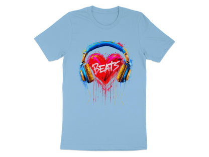 Heart Beats - Vibrant Music Graphic Tee