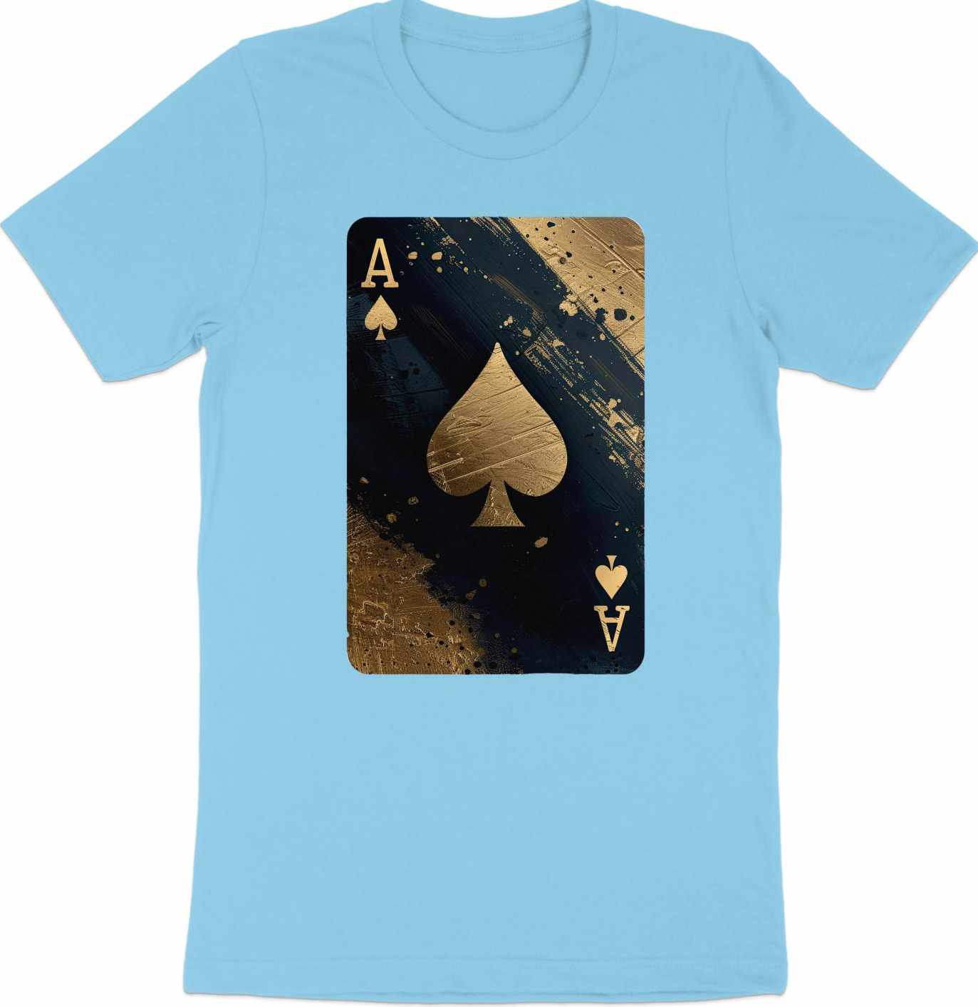 Black Gold Splashed Ace T-Shirt – Play Your Fashion Ace