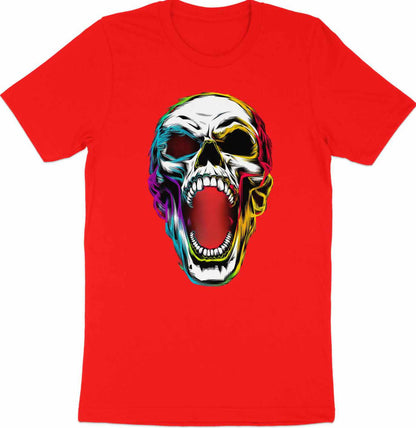 Neon Scream - Punk Horror Skull Tee