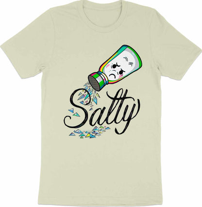 Feeling Salty - Cartoon Salt Shaker Emotion Tee