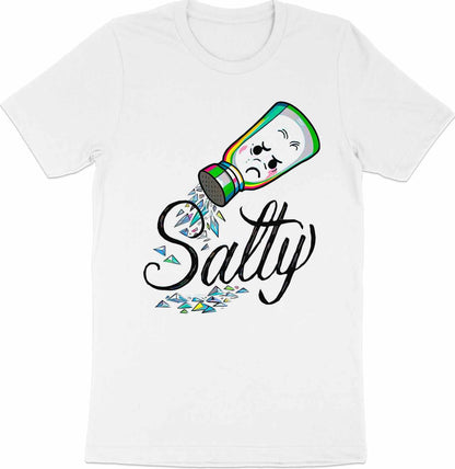 Feeling Salty - Cartoon Salt Shaker Emotion Tee