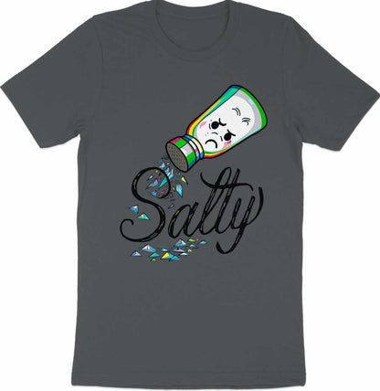 Feeling Salty - Cartoon Salt Shaker Emotion Tee