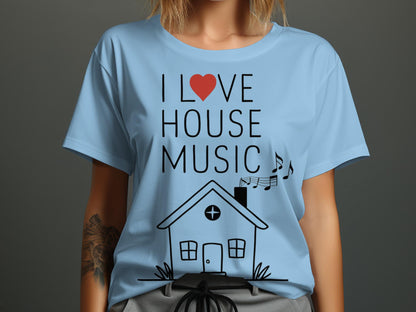 I ♥ House Music - Melodic Dwelling Tee