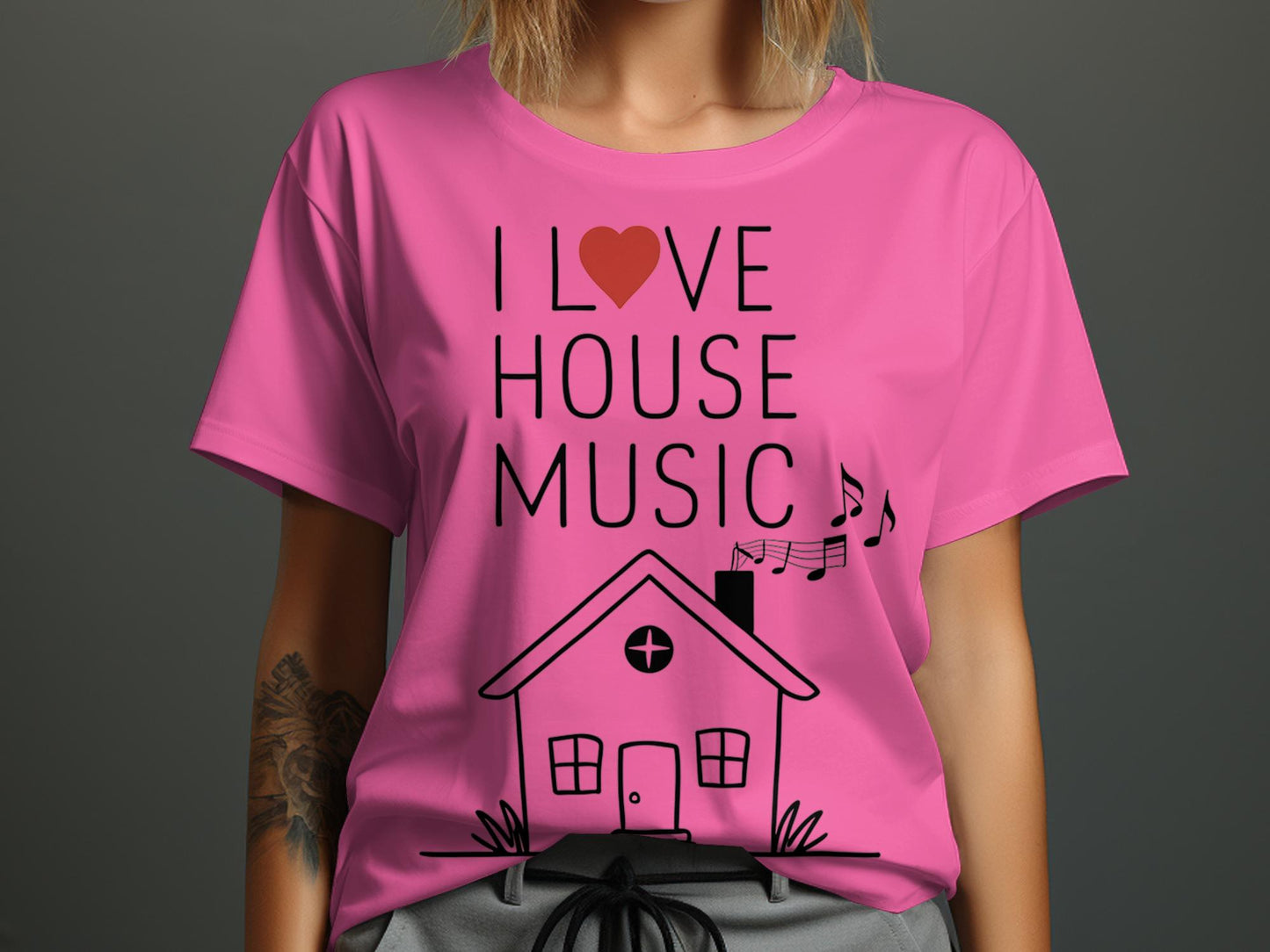 I ♥ House Music - Melodic Dwelling Tee