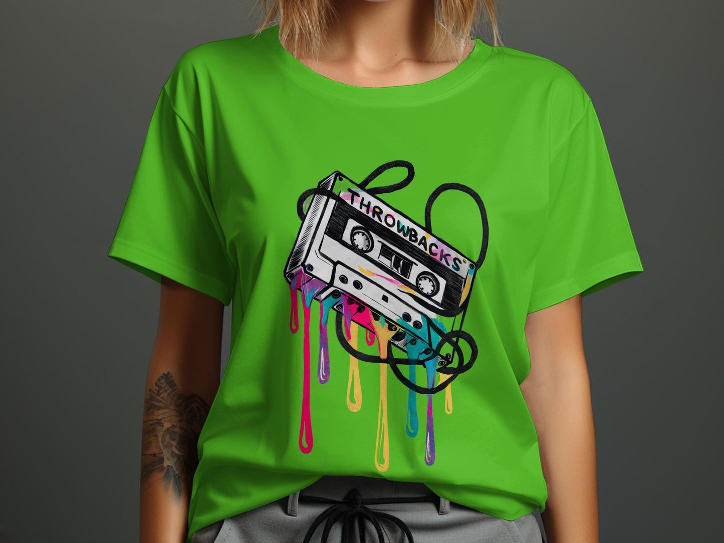 Retro Vibes - Throwback Cassette Graphic Tee