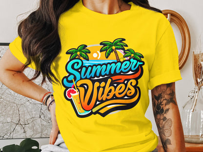 Palm Trees and Cocktail Tees - Summer Vibes