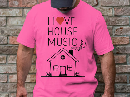 I ♥ House Music - Melodic Dwelling Tee