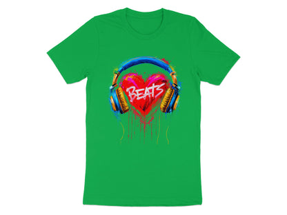 Heart Beats - Vibrant Music Graphic Tee