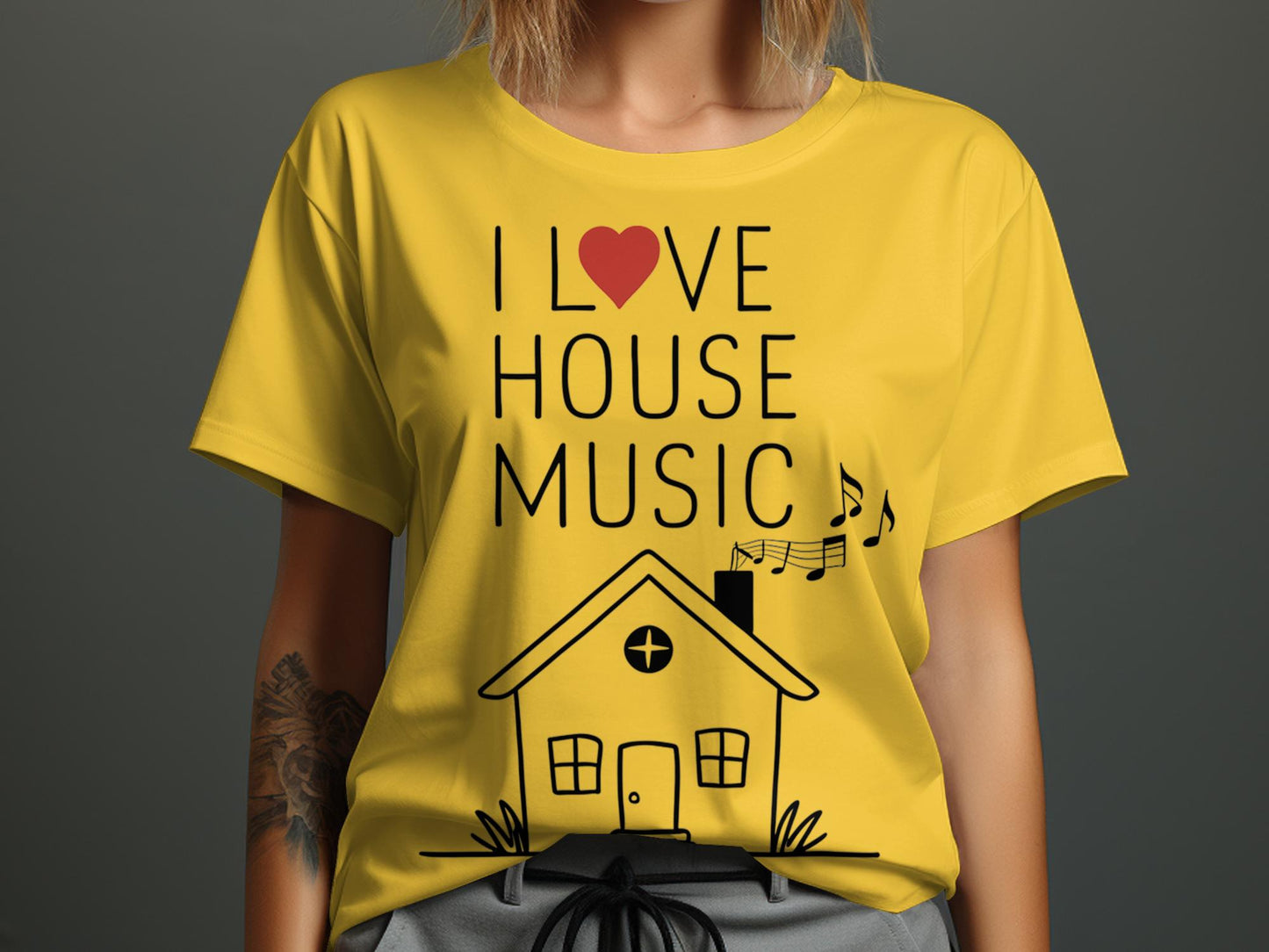 I ♥ House Music - Melodic Dwelling Tee