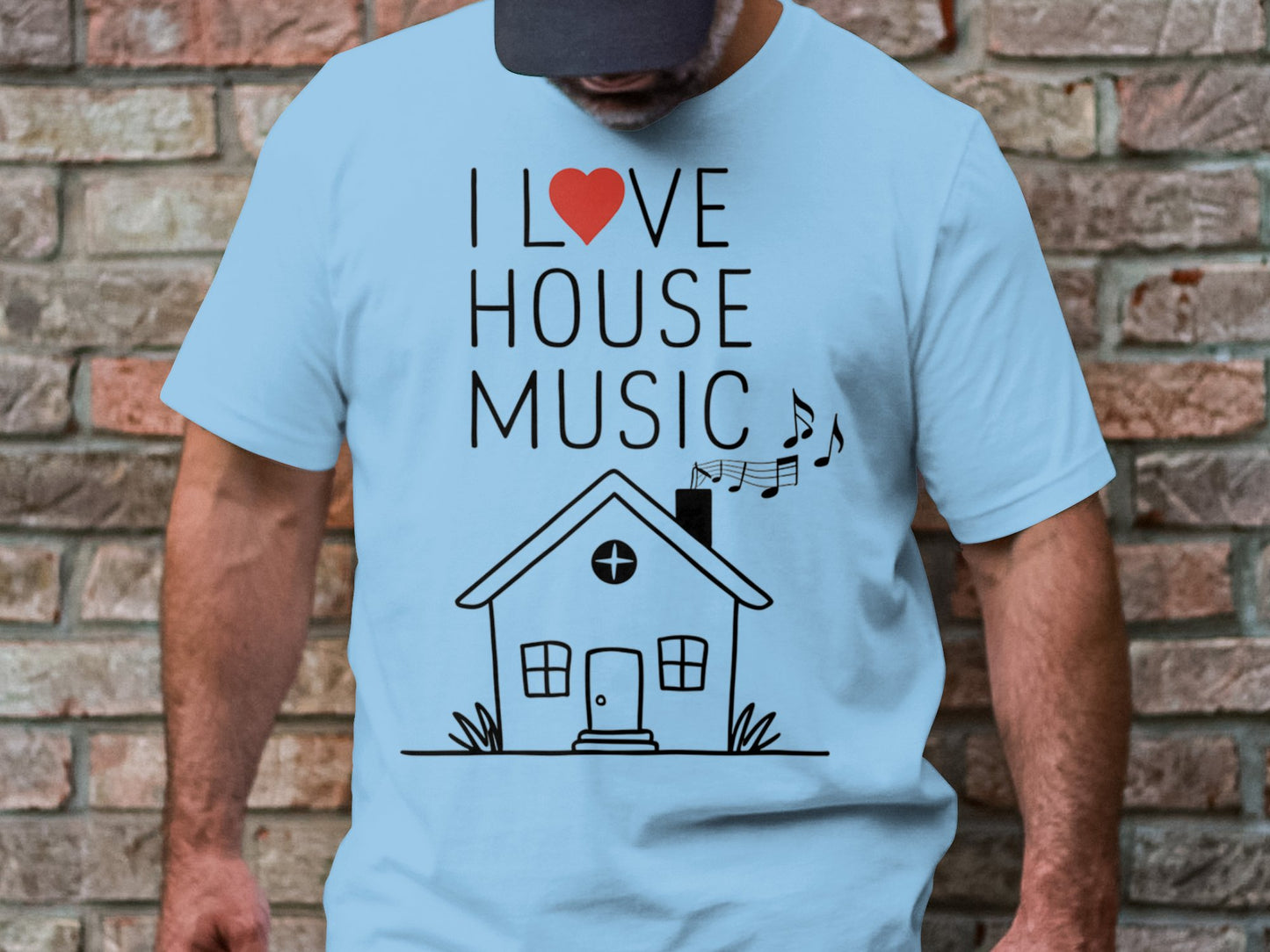 I ♥ House Music - Melodic Dwelling Tee