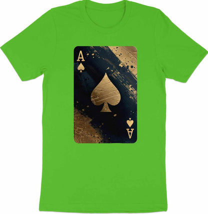 Black Gold Splashed Ace T-Shirt – Play Your Fashion Ace