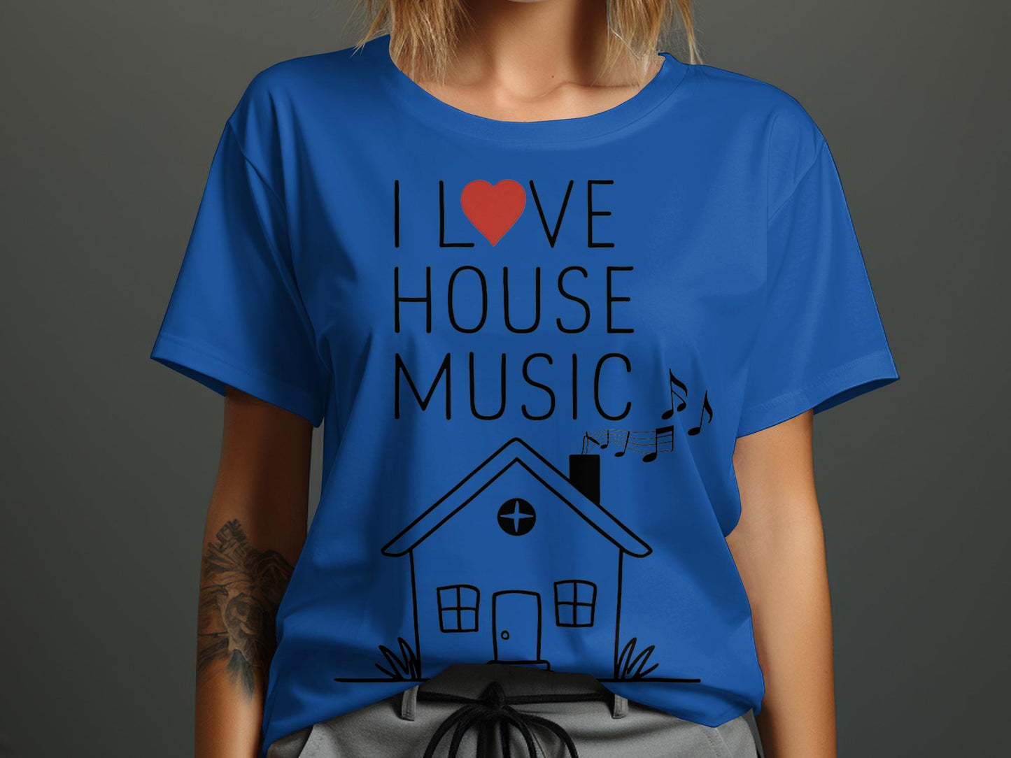 I ♥ House Music - Melodic Dwelling Tee