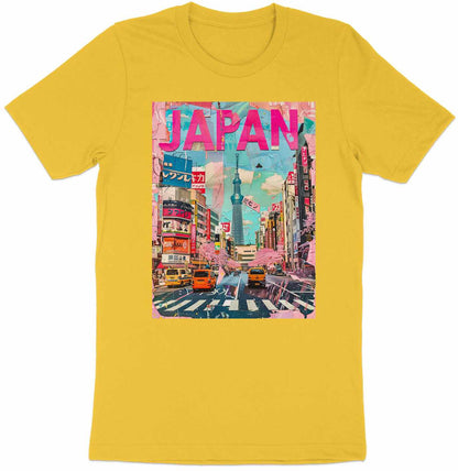 Tokyo Streetscape - Vibrant Japan Collage Tee