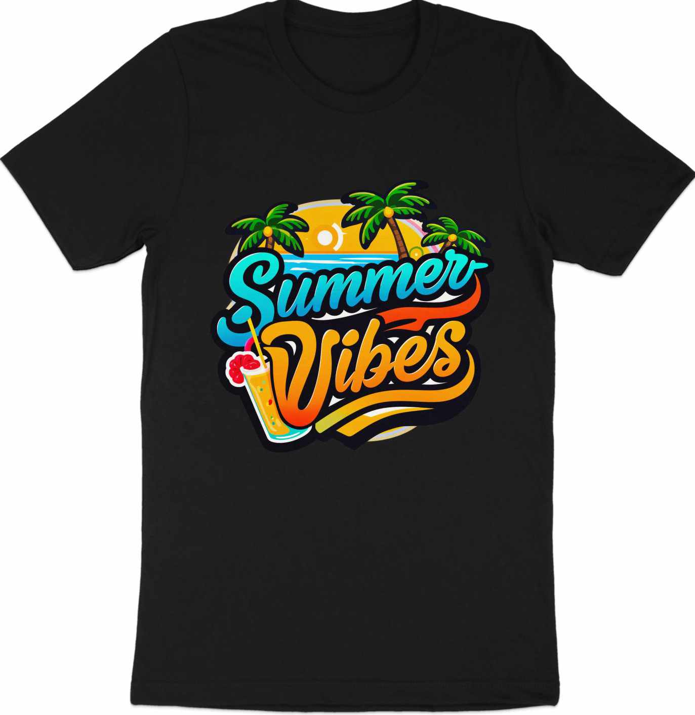 Palm Trees and Cocktail Tees - Summer Vibes