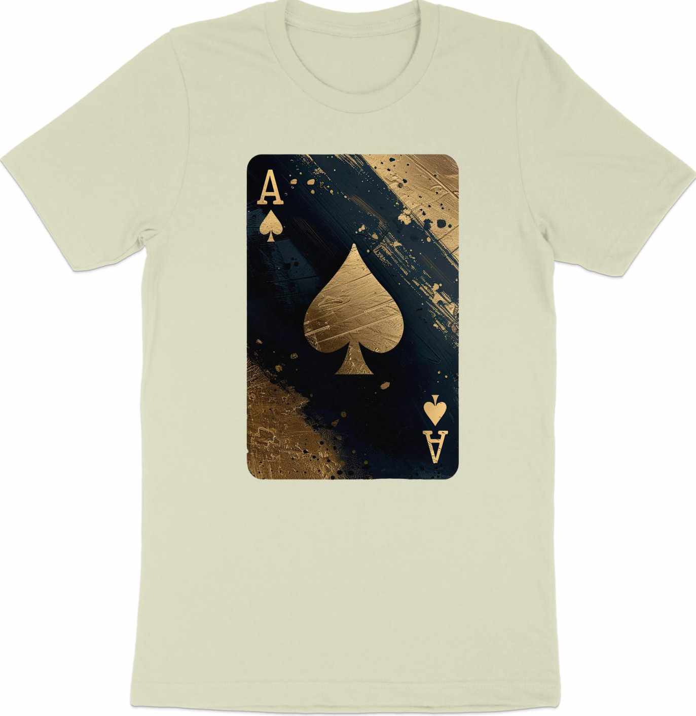 Black Gold Splashed Ace T-Shirt – Play Your Fashion Ace