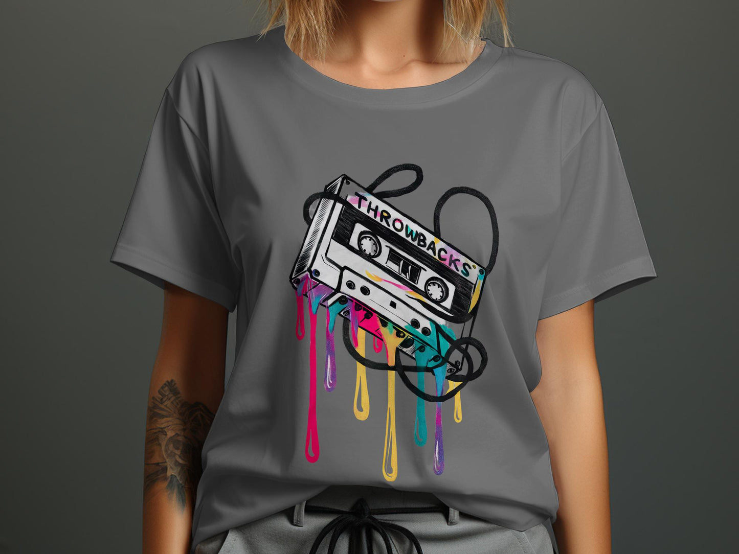 Retro Vibes - Throwback Cassette Graphic Tee