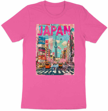 Tokyo Streetscape - Vibrant Japan Collage Tee