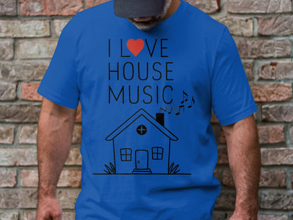 I ♥ House Music - Melodic Dwelling Tee