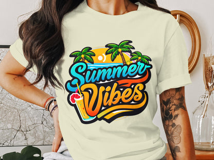 Palm Trees and Cocktail Tees - Summer Vibes