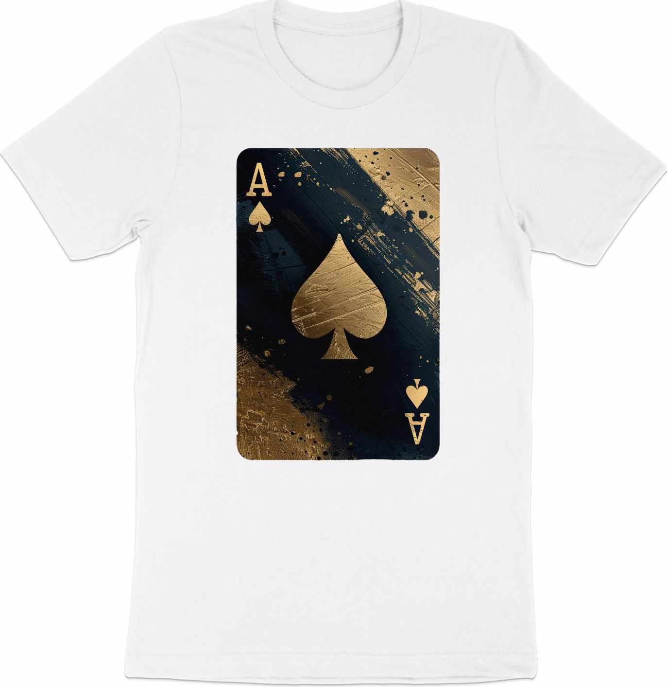 Black Gold Splashed Ace T-Shirt – Play Your Fashion Ace