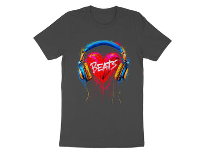 Heart Beats - Vibrant Music Graphic Tee