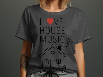 I ♥ House Music - Melodic Dwelling Tee