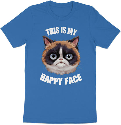 Grumpy Cat 'Happy Face' Tee - Hilarious and Cute!