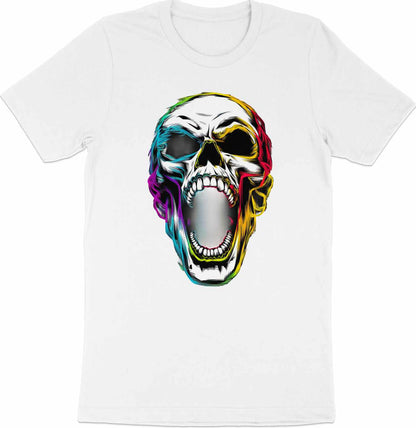 Neon Scream - Punk Horror Skull Tee