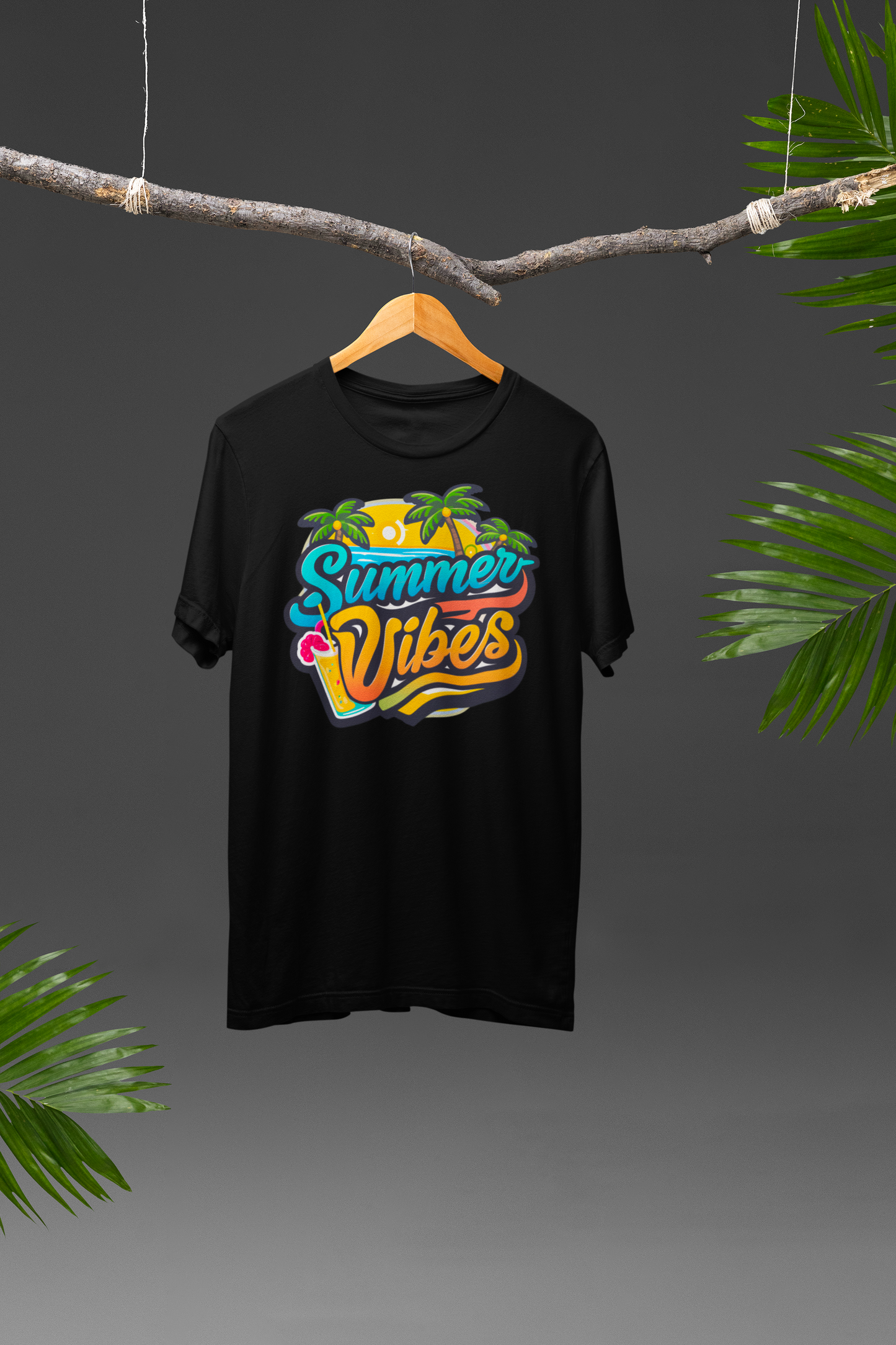 Palm Trees and Cocktail Tees - Summer Vibes