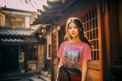 Tokyo Streetscape - Vibrant Japan Collage Tee