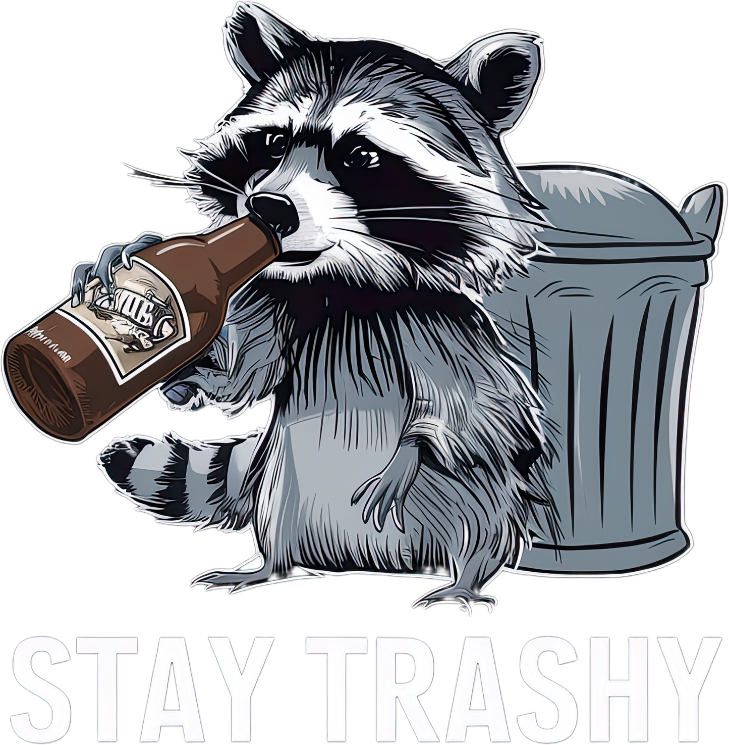 Cheers To The Beer Loving Bandit - The Trashy Panda